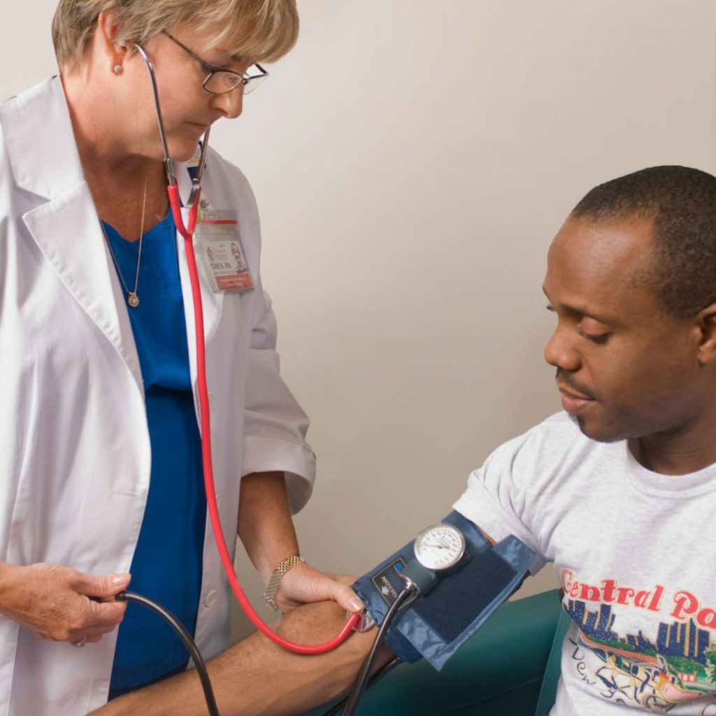 image is showing how to monitor blood pressure in a regular basis